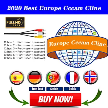 

2020 Most Stable 1 Year Europe Portugal Spain CCCAM Lines Work For Satellite TV Receiver DVB-S2 GTmedia V8 Nova V9 Super Freesat