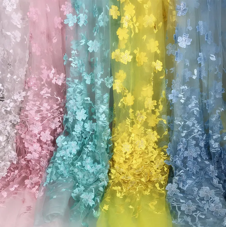 45cm*150cm/piece Butterfly Embroidery Mesh Cloth Clothing Skirt Wedding Decoration Curtain Spread Fabric DIY Handmade Materials |