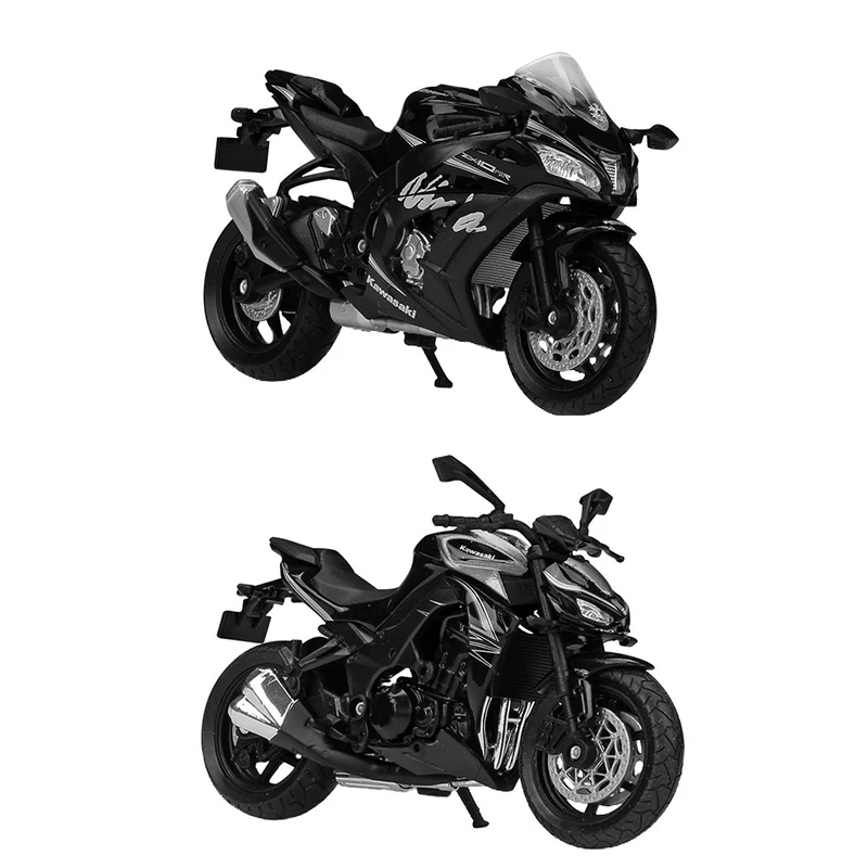 New 2017 1:18 Kawasaki Z 1000R Sports Motorcycle Diecast Model Bike Toy by WELLY 