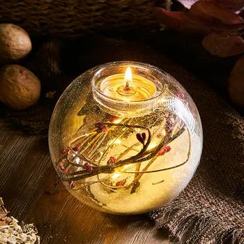 

Simple Nordic Glass Stand Candle Holder Clear Luxury Table Romantic Minimalist Candle Holder Kaarsenhouder Home Decor KK60ZT