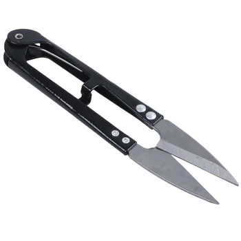 

Scissors cross needle sewing knife black stainless steel - 3 small items