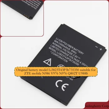 

Original battery suitable for ZTE-mobile N986 V976 N976 Q802T U988S with battery model Li3823T43P3h735350