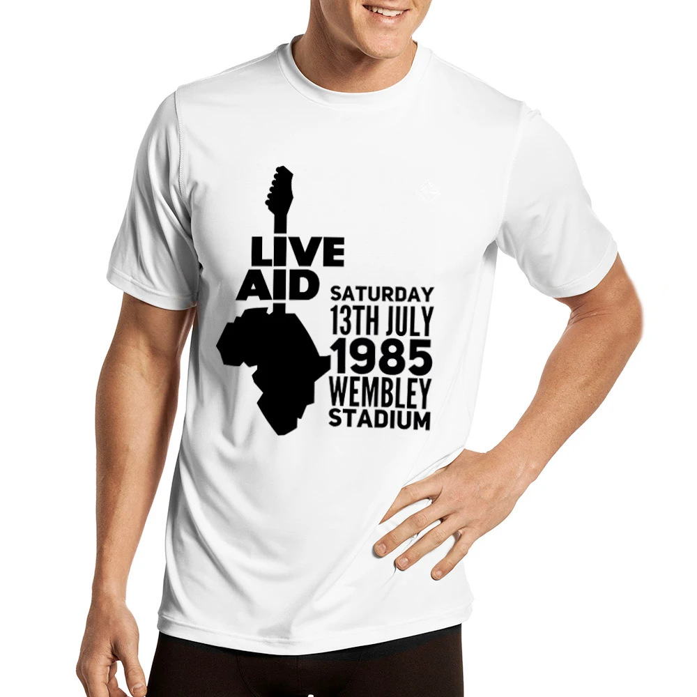 Live Aid queen Band 1985 Фредди Меркурий футболка для мужчин S 3XL Homme популярная уличная