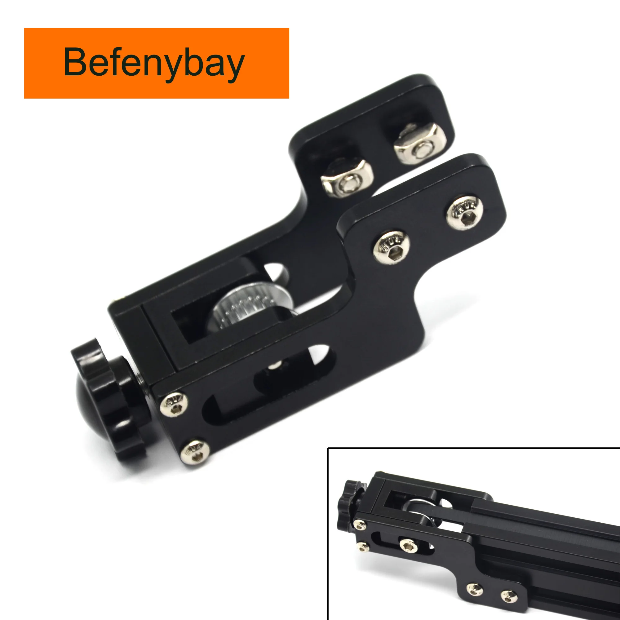 Befenybay Upgrade 4020 Profile Y-axis Synchronous Belt Stretch Straighten Tensioner for Creality Ender-3 3D Printer