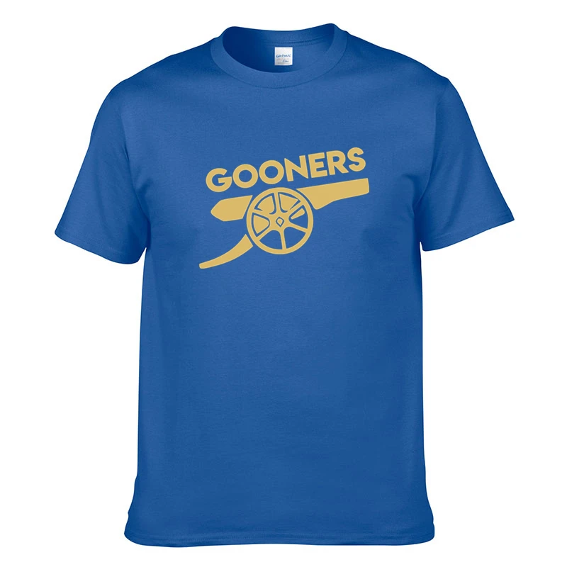 Arsenal F. C The Gooners Футболка Мужская хлопковая футболка Летняя Хлопчатобумажная новая