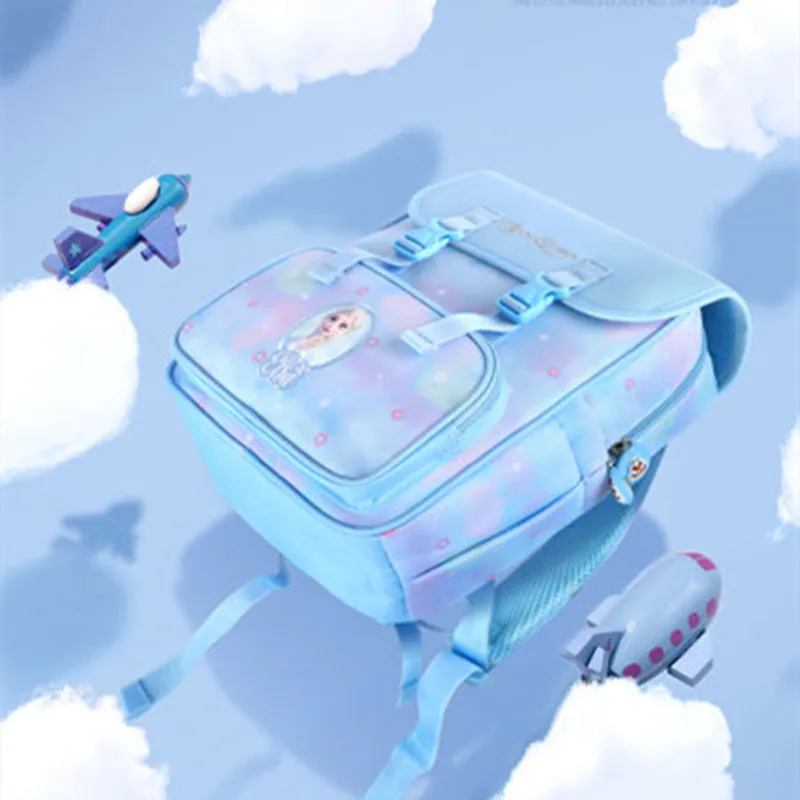 Disney Frozen Kindergarten Girl Backpack Primary Student Shoulder Orthopedic Bag  Age 4-9 Years Birthday Gifts Mochila Escolar