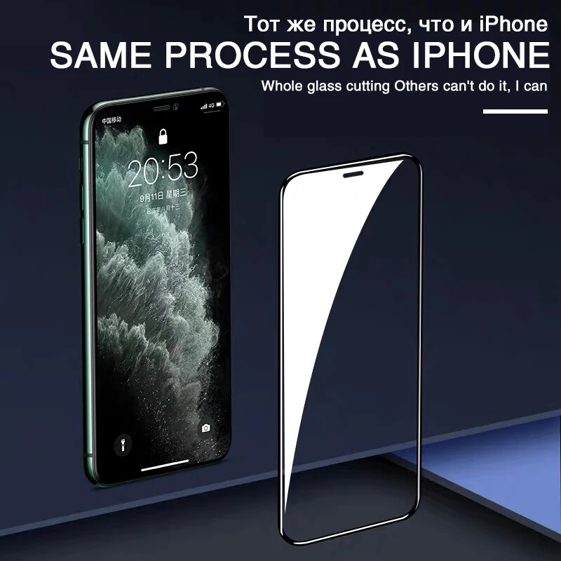 500D Защитное стекло для iPhone 11 Pro X XS MAX 11 стекло полное покрытие iPhone 11 Pro Max XR защита экрана закаленное стекло