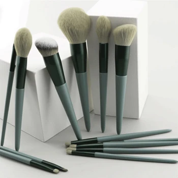 

13pcs Quick-Drying Makeup Brush Sets Soft Blush Loose Powder Brush Highlight Eye Shadow Brush INS With Bag Portable Beauty Tools