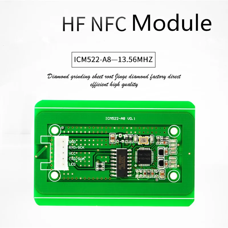 NFC считыватель модулей Индуктивный модуль датчика NFC модуль HF NFC плата считывания записи модуль для отеля офис IC карта идентификационная считывающая карта