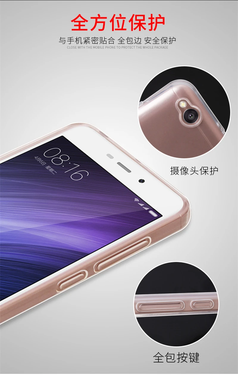 Для xiaomi mi 6X A2 8 Lite mi x 2S Max 3 Pro 5S note 3 Red mi Note 5A Прозрачная защитная сумка для мобильного телефона силиконовый чехол
