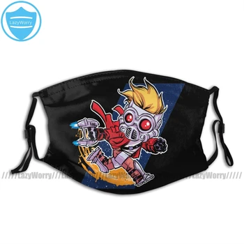 

Starlord Mouth Face Mask Guardians Of The Galaxy Star-Lord Gets Away Facial Mask Fashion Funny with 2 Filters for Adult