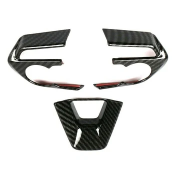 

ABS Steering Wheel Trim For Toyota Corolla 2019 2020 Hatchback Black Durable