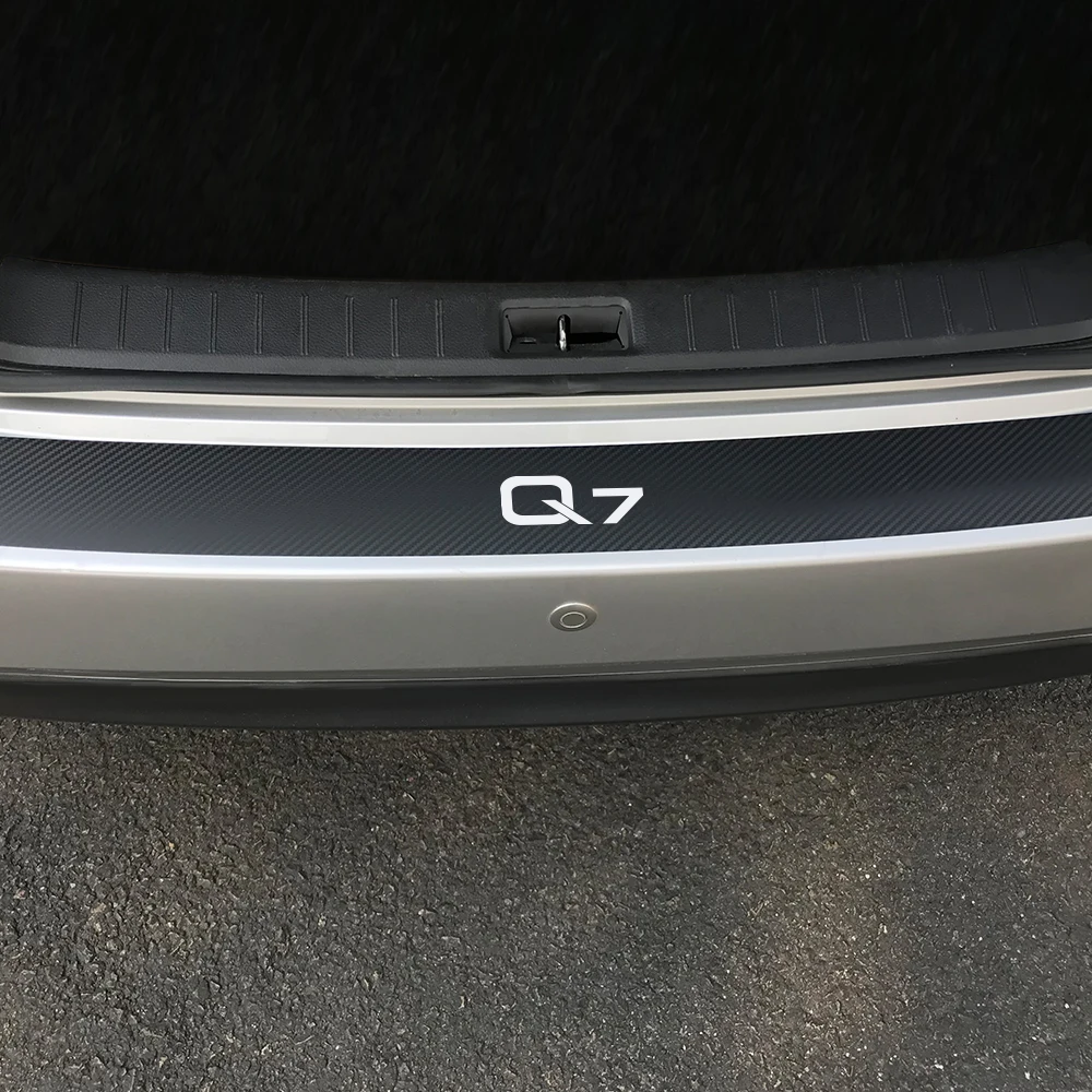 Для Audi Q7 защита для заднего бампера багажника автомобильный спортивный Стайлинг