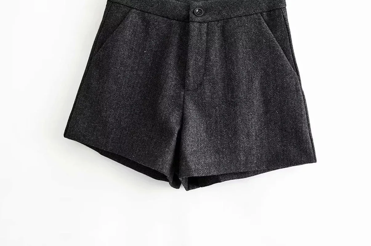 Fall / winter new look skinny and versatile winter outerwear wool shorts jean shorts women summer womens shorts