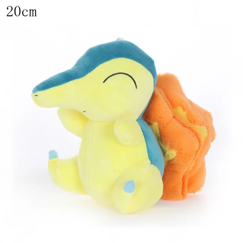 Totodile Chikorita Venusaur Eevee Marill Mew Cyndaquil Squirtle плюшевая кукла мягкая игрушка на день рождения Рождественский подарок для ребенка - Цвет: Прозрачный