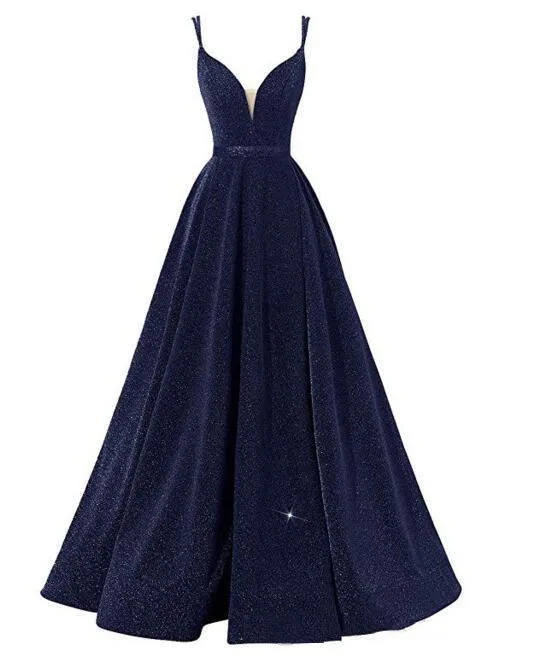 BGW Vestido, вечерние платья на выпускной, Bola Vestido De Noite Da, глубокий v-образный вырез, с разрезом, вечернее платье, без рукавов, с открытой спиной, на тонких бретелях