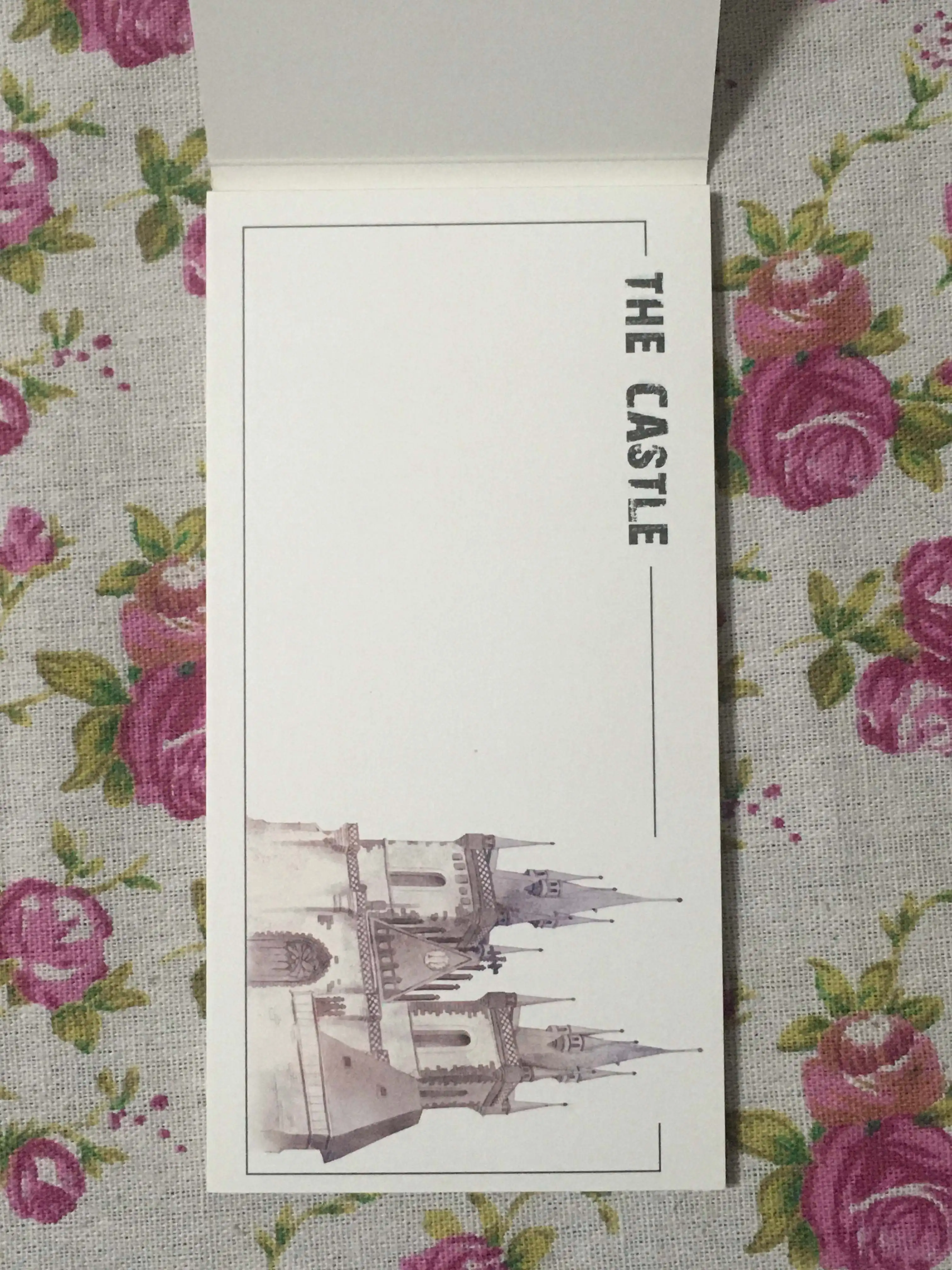 L12-крыши замок записной книжкой memo pad(1 упаковка = 30 штук