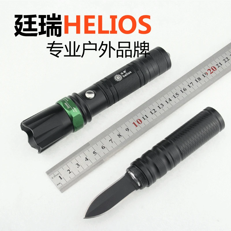 

New Style Multifunctional Tool Knife Outdoor Lighting LED Camping with Safety Hammer Rechargeable Waterproof Power Torch