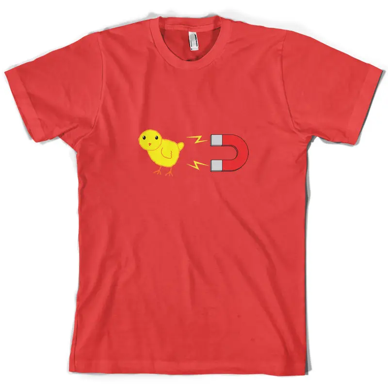 Chick Magnet - Mens T-Shirt Funny Joke Present 10 Colours Free UK P&ampP Print T Shirt Short free shipping |