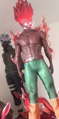 2 стиля, новинка, Might Guy King Rock Lee Maitrek Night Guy Eyes, загорается, ручная работа, фигурка, модель, аксессуары