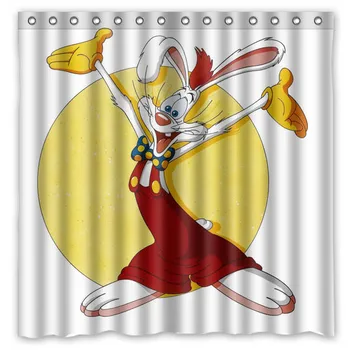 

Who Framed Roger Rabbit shower curtain personalized badkamer gordijn drop shipping polyester waterproof shower curtain 71*71 inc