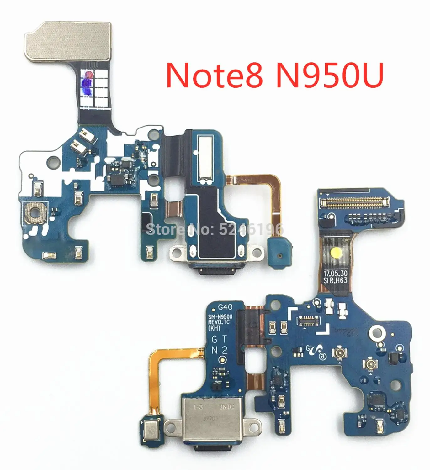 

1pcs USB Charging Charger Dock Port mini Micro Connector Flex Cable For Samsung Galaxy Note 8 SM-N950U N950F PCB Circuit board