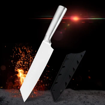 

MUZ Kitchen Knife Cleaver Stainless Steel Cooking Knives Seamless Handle Cutlery Set Meat Vegetable Nakiri Kitchen Chef Tools