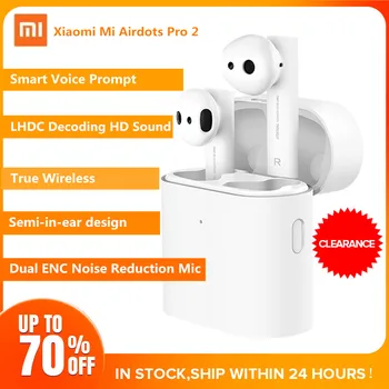 

Xiaomi Air 2 TWS Earphones Airdots pro 2 Bluetooth 5.0 Voice Control Wireless Earbuds LHDC Tap Control ENC Noise Cancelling