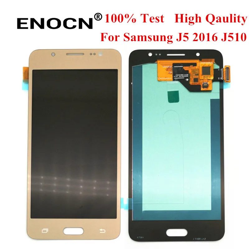 100% Оригинальный 5 2 ''Super AMOLED ЖК-дисплей для Samsung Galaxy J5 2016 J510F J510FN J510M J510Y J510G J510 с
