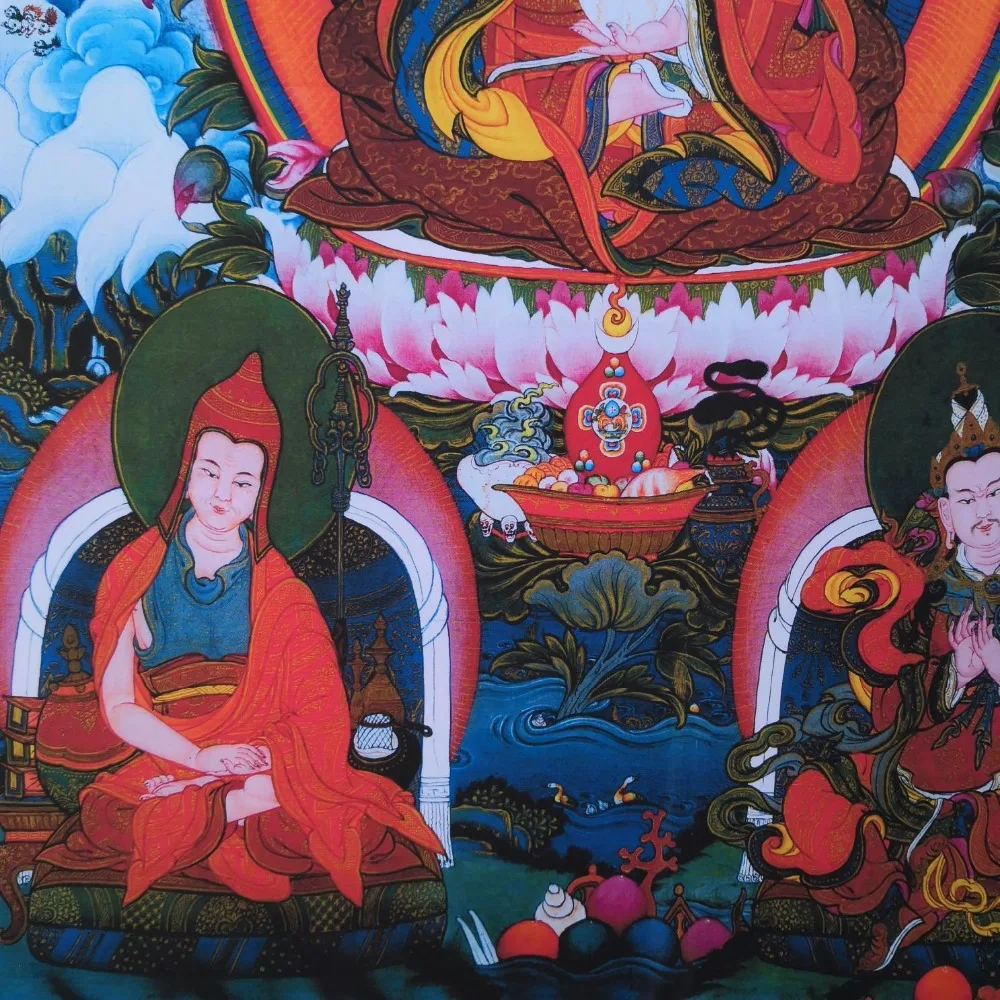 Китай(материк) старый Тибет Бумага танка, как подвесная картина fengshui Тибетский Буддизм