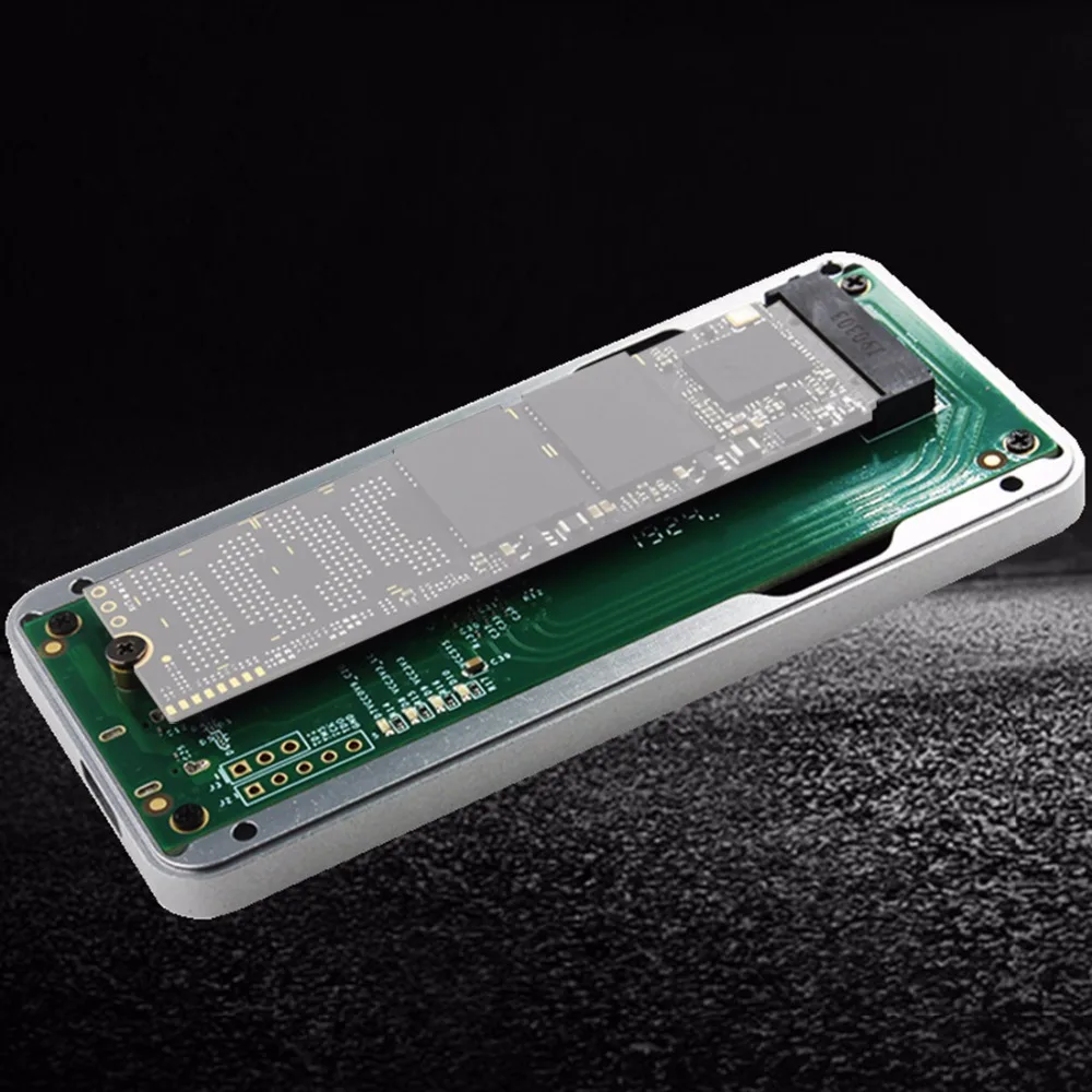 JEYI Thunderbolt 3 m.2 Nvme корпус чехол для мобильного телефона NVME TYPE-C CNC алюминиевый тип C3.1 m. 2 USB3.1 M.2 PCIE U.2 SSD