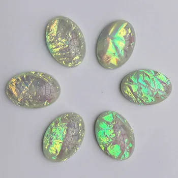 

Resin Stone Diameter 13x18mm Oval 74# high-quality Cabochon Dome Flat back beads DIY Jewelry Finding Cameo Pendant Setting
