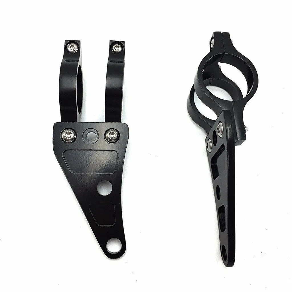 Франшиза 2 шт. алюминиевая заготовка мотоцикл крепление фары черный 41 мм