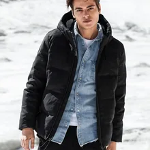 BOSIDENG мужской короткий пуховик с капюшоном, зимнее модное повседневное теплое модное пальто B80141001