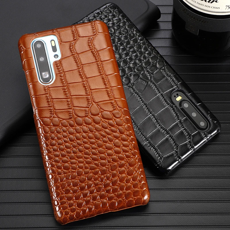 Воловья кожа чехол для телефона huawei mate 10 30 P10 P20 P30 для Honor 7X8X9X9 10 lite 20 Pro Y9 Y6 P Smart кожаная задняя крышка