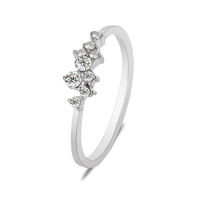 Золотое кольцо с кристаллом для женщин, роскошный кристалл, чистый натуральный золотой цвет, круглое обручальное кольцо, модный подарок для девушки