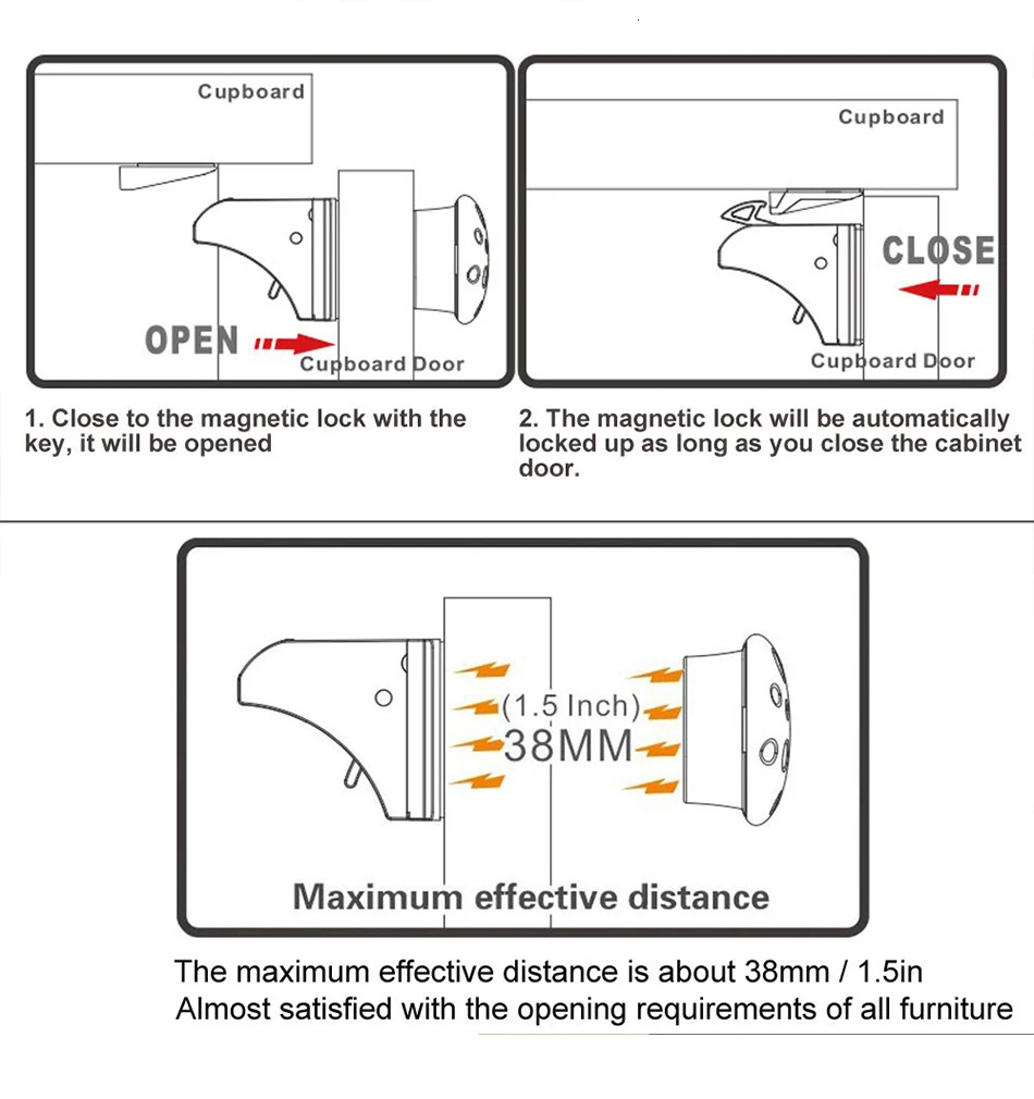 Защита от детей, магнитный замок для безопасности ребенка, замок для двери шкафа, замок для детей, невидимые замки для шкафа