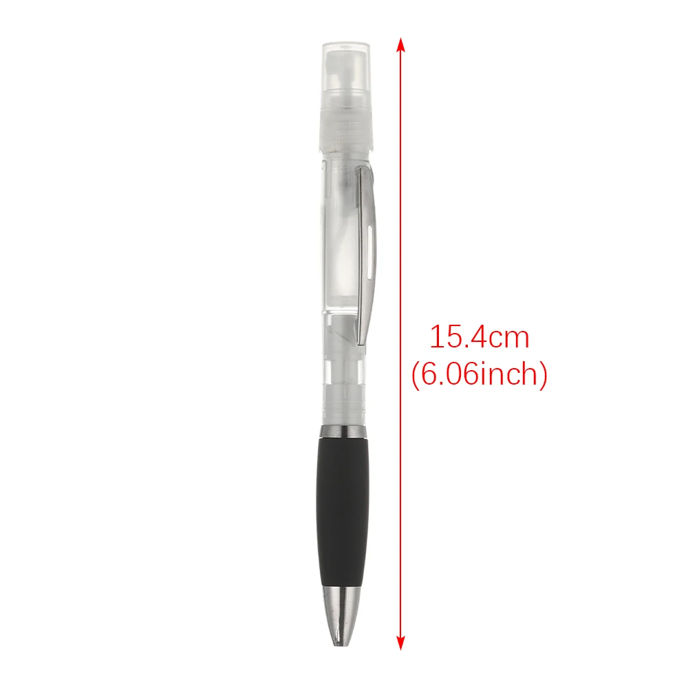Multifunction Ballpoint Pen Multifunctional Pen Gel Pens Ballpoint Pen Ball Point Pen Creative Spray Gel Pen Ballpoint pen Mini Refillable Portable Travel Plastic Disinfectant Perfume Bottle Stationery Writing Tool