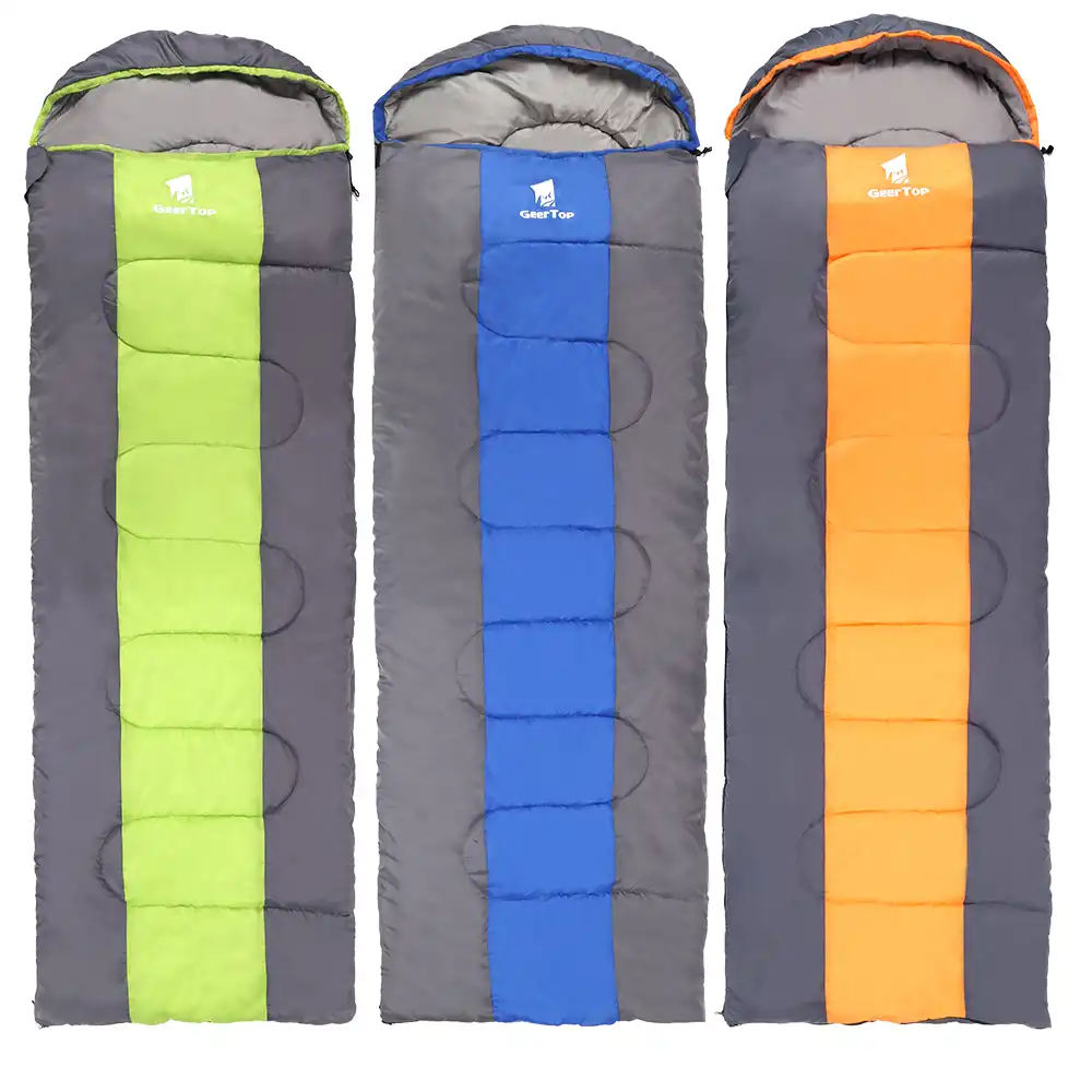 Geertop Ultralight Camping Sleeping Bag Down Filled Waterproof