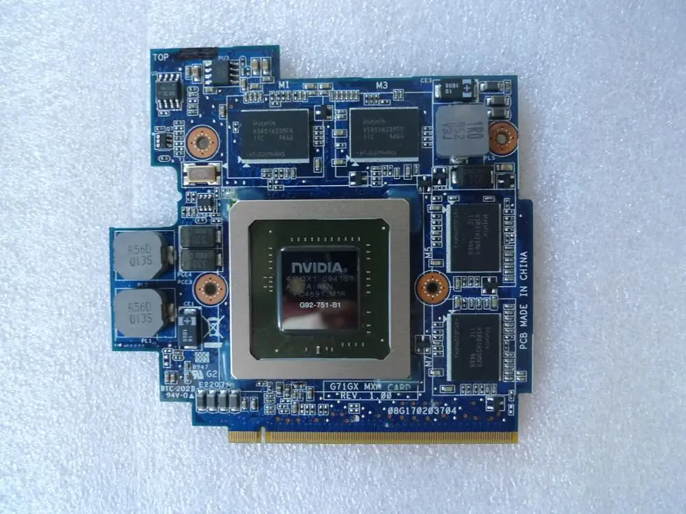 Видеокарта Kai Full G60VX GTX260M 1 гб G92 751 B1 MXM VGA REV 2 для ноутбука ASUS G60V графическая