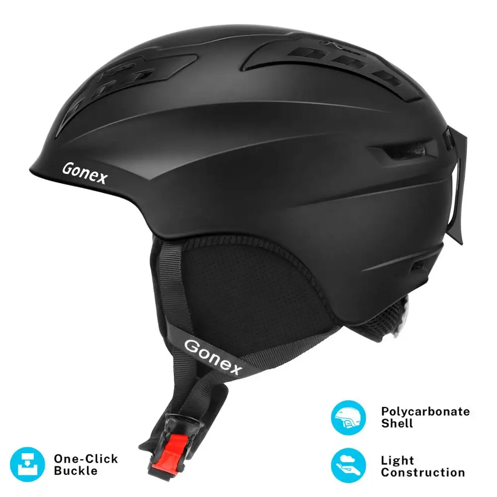 Gonex 2019 классический лыжный шлем с сертификатом безопасности цельно Отлитый снег - Фото №1