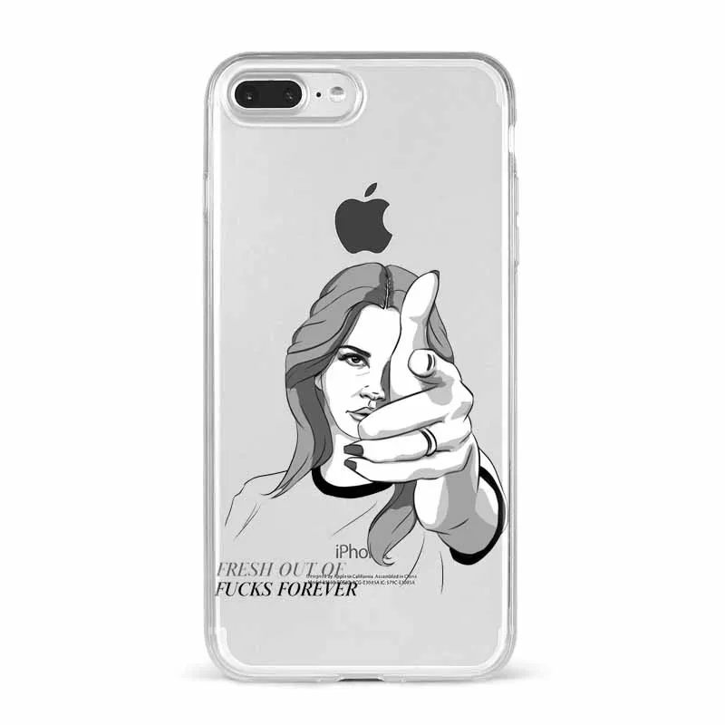 Мягкая задняя крышка для телефона Lana Del Rey Lust for Life, чехол для iPhone 11 Pro Max X 5 5S SE 6 6S Plus 7 8 Plus XS MAX Fundas Coque - Цвет: TPU