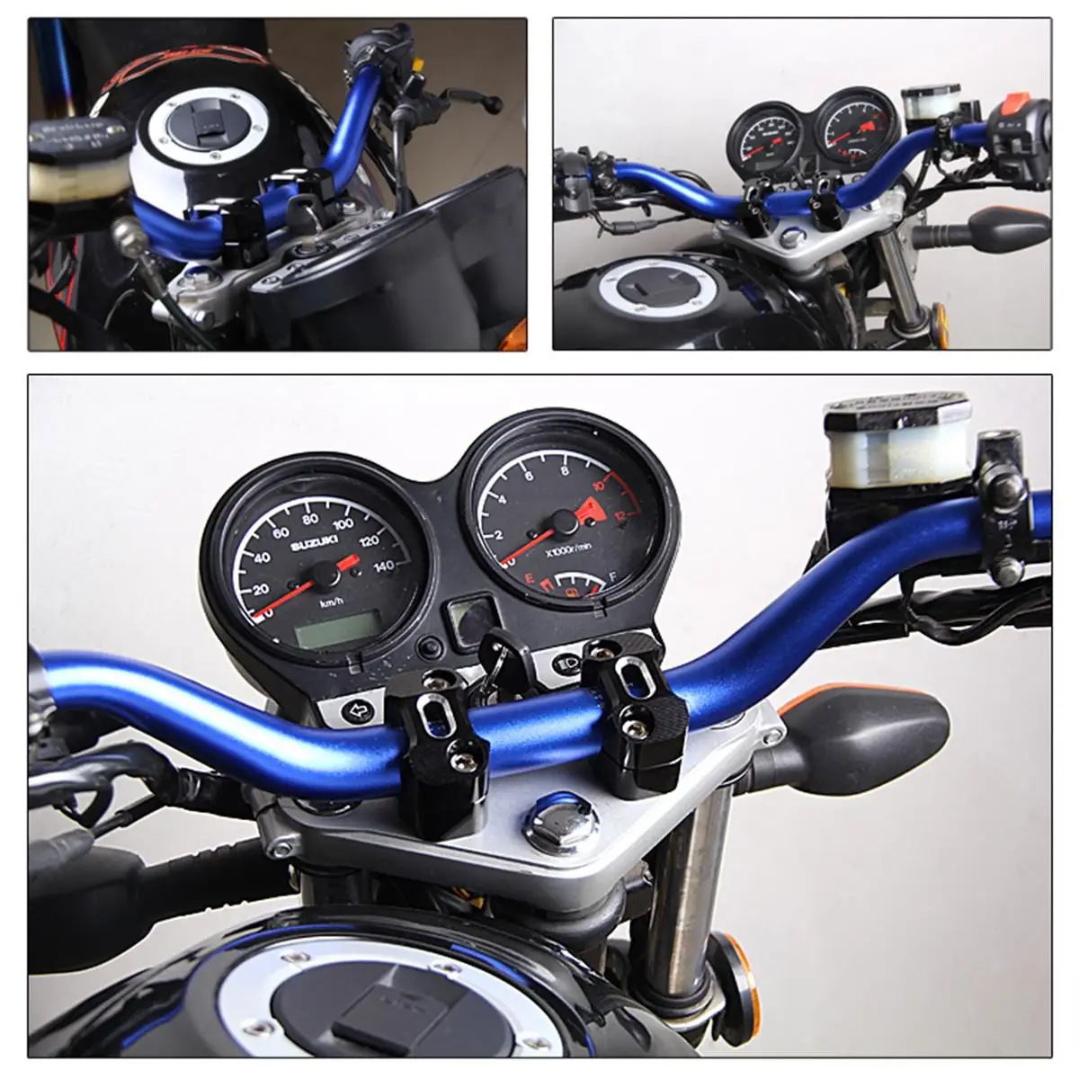 22mm Universal Motorcycle Handlebar 4 Color Aluminum Alloy Non-slip Motorbike Handlebars Anti-rust Retro Motor Bike Handle Bars 22mm Universal Motorcycle Handlebar 4 Color Aluminum Alloy Non-slip Motorbike Handlebars Anti-rust Retro Motor Bike Handle Bars