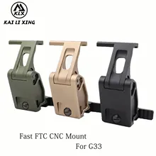 

Airsoft Fast FTC CNC Mount For G33 And AImpoint Magnifier 558 EXPS Unity Foldable Mount Hunting Gun Weapon Hunting Accessories