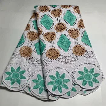 

African Guipure Lace Fabric Embroidered Guipure Lace Elegant African Cupion Cord Fabric Cord Lace Fabric df83-42