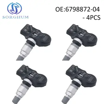 

4PCS 6798872-04 Tire Pressure Sensor TPMS Tire Pressure Monitor Sensor Fit for BMW ROOLS ROYCE