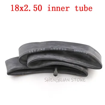 

Lightning Shipment 2 pcs 18 X 2.50 with A Bent Angle Valve Stem Fit Many Gas Electric Scooters and E-Bike 18x2.5 Inner Tube