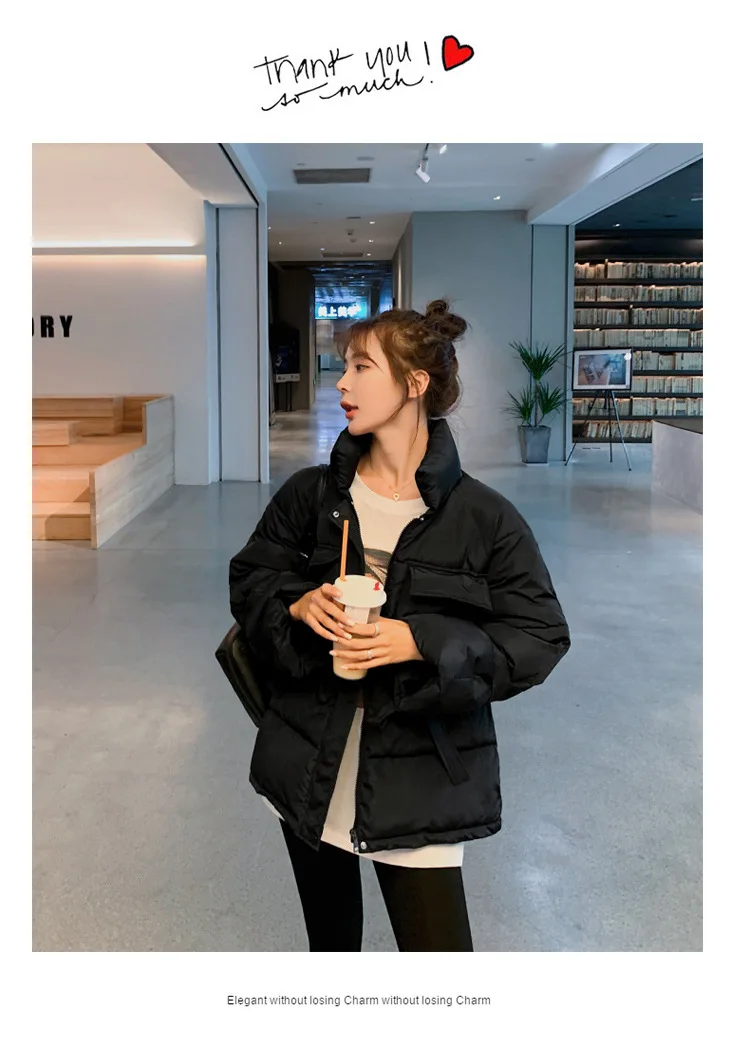 Abrigos Mujer Invierno Short Winter Jacket Women Fur Cotton Padded Jacket Female Parka Womens Jacket Winter Coat for Woman