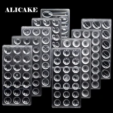 3D поликарбонатные формы для шоколада, пластиковые формы для пудинга, поднос для пекарни, выпечки, кондитерских изделий, формы для выпечки шоколада