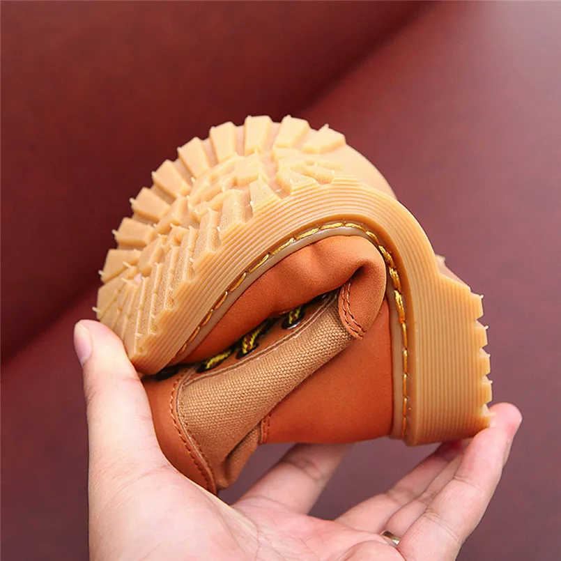 Новинка; высококачественные спортивные полусапожки на молнии для маленьких мальчиков и девочек; Повседневная обувь; bebek ayakkabi 40DE09